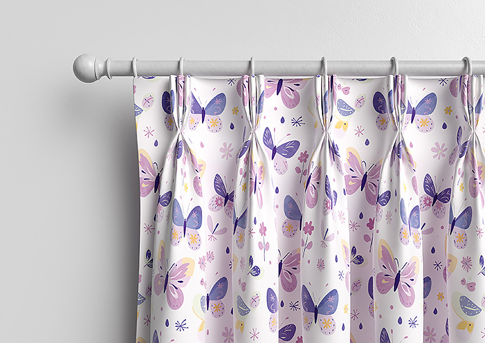 Butterfly Garden, Enchanting Purples - Made to Measure Curtains - Image 11